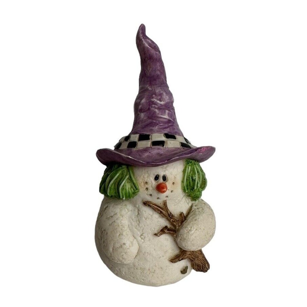 Vintage Sarahs‎ Attic SnoWonders 4" Figurines Witchy October 1998 Numbered